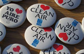 Clean air buttons