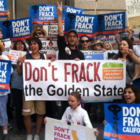 Fracking protest