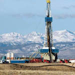 Fracking rig