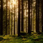 Forest in Sweden