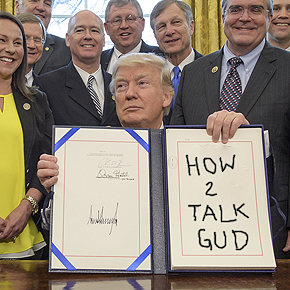 Trump's guideline on talking good