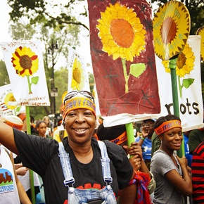 Peoples Climate March marchers