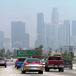Smoggy Los Angeles