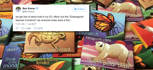 Endangered Species Condoms and tweet