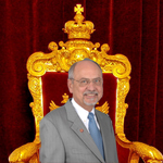 Doc Hastings on a throne