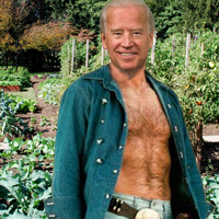 Shirtless Joe Biden